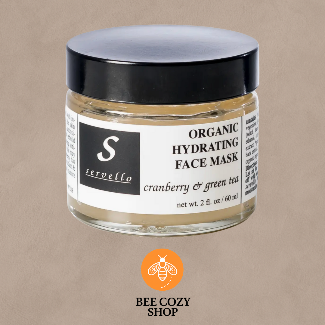 SERVELLO - Hydrating Cranberry Green Tea Face Mask 2 oz