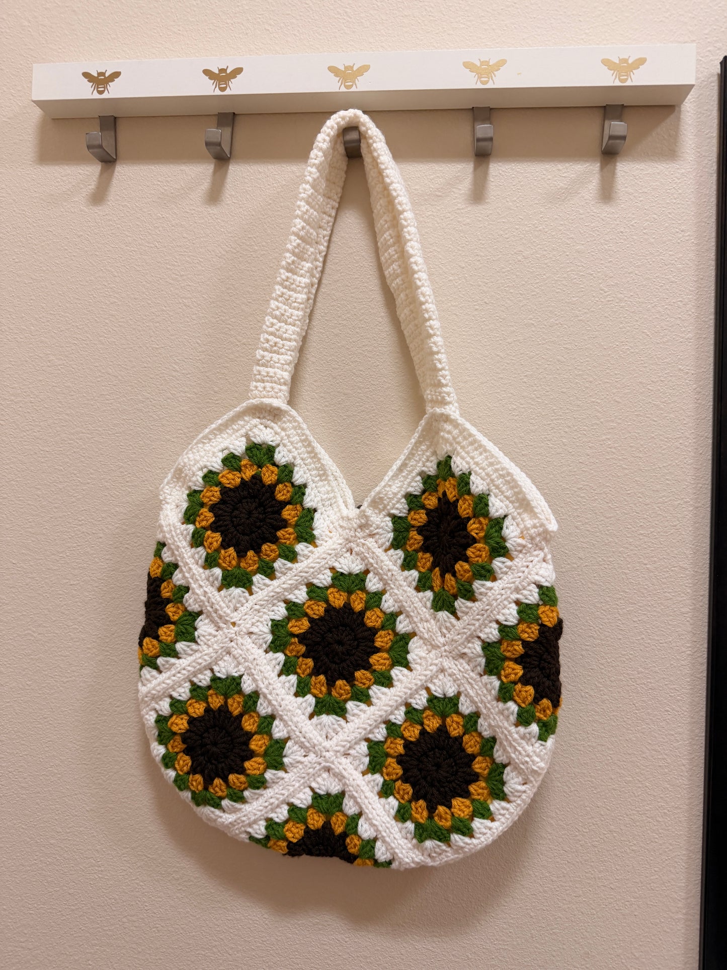 HANDMADE Bee Cozy Cottage Sunflower Tote