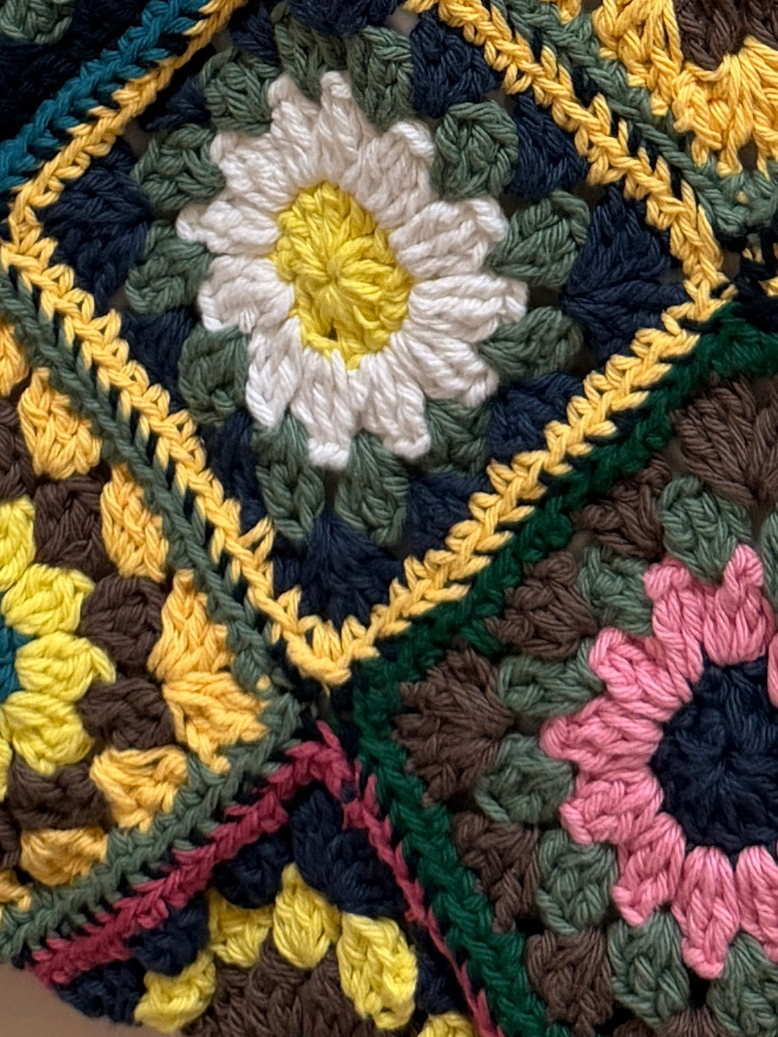 HANDMADE Bee Cozy Wildflower Patchwork Tote