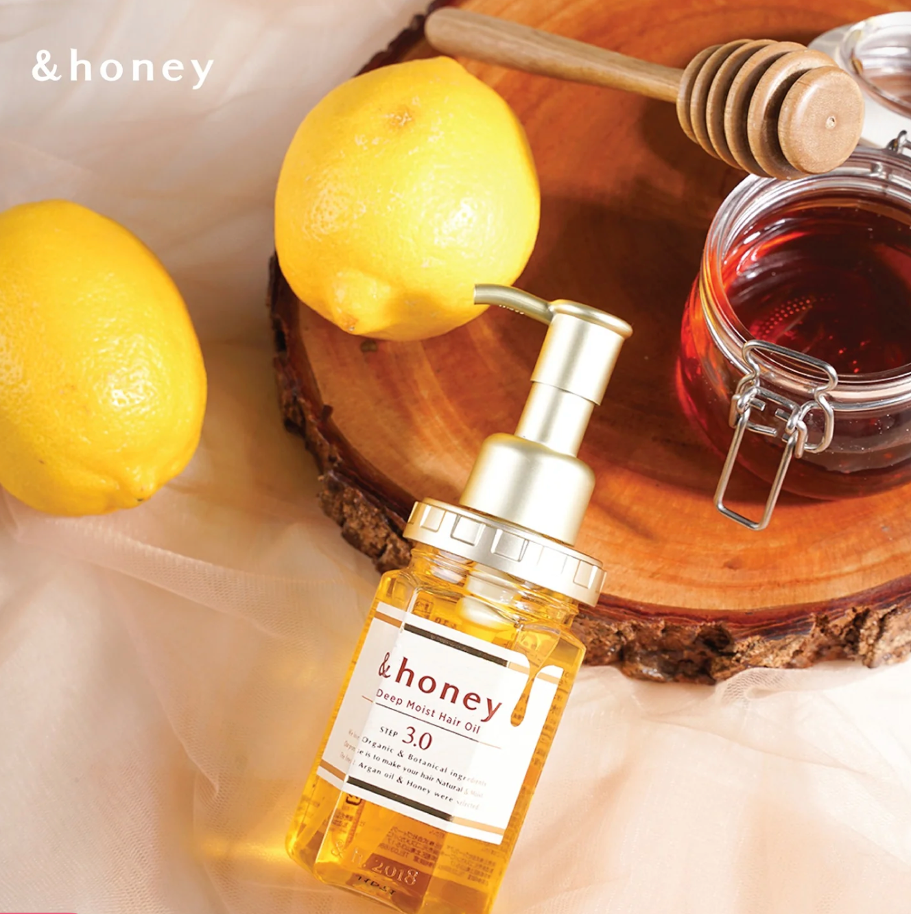 &Honey Deep Moist Hair Oil 3.38 FL OZ